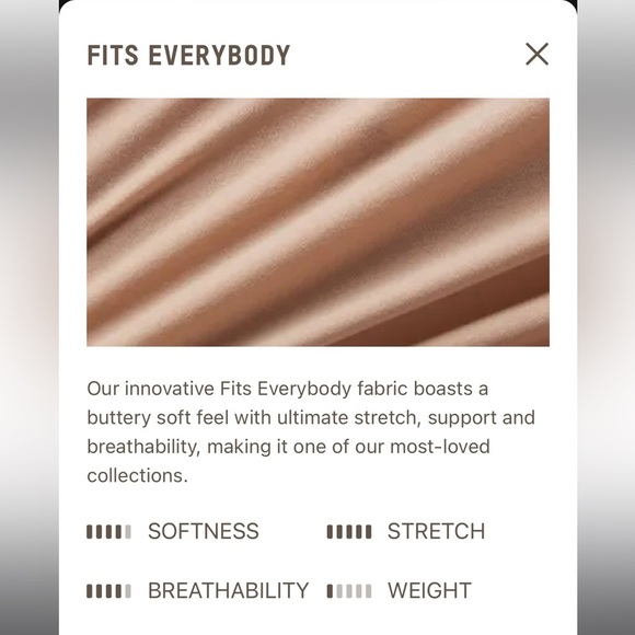 Skims Fits Everybody Bandeau Color Onyx - Picture 6 of 7